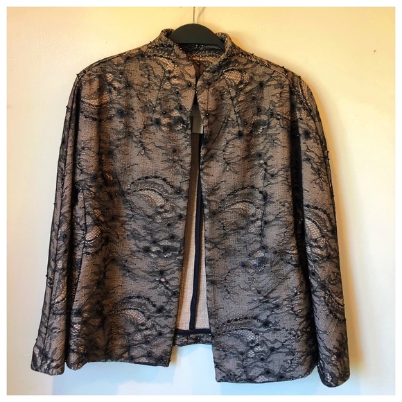 Chico's Jackets & Blazers - Chico’s Lace Embellished Jacket Size 0 (size 4-6)